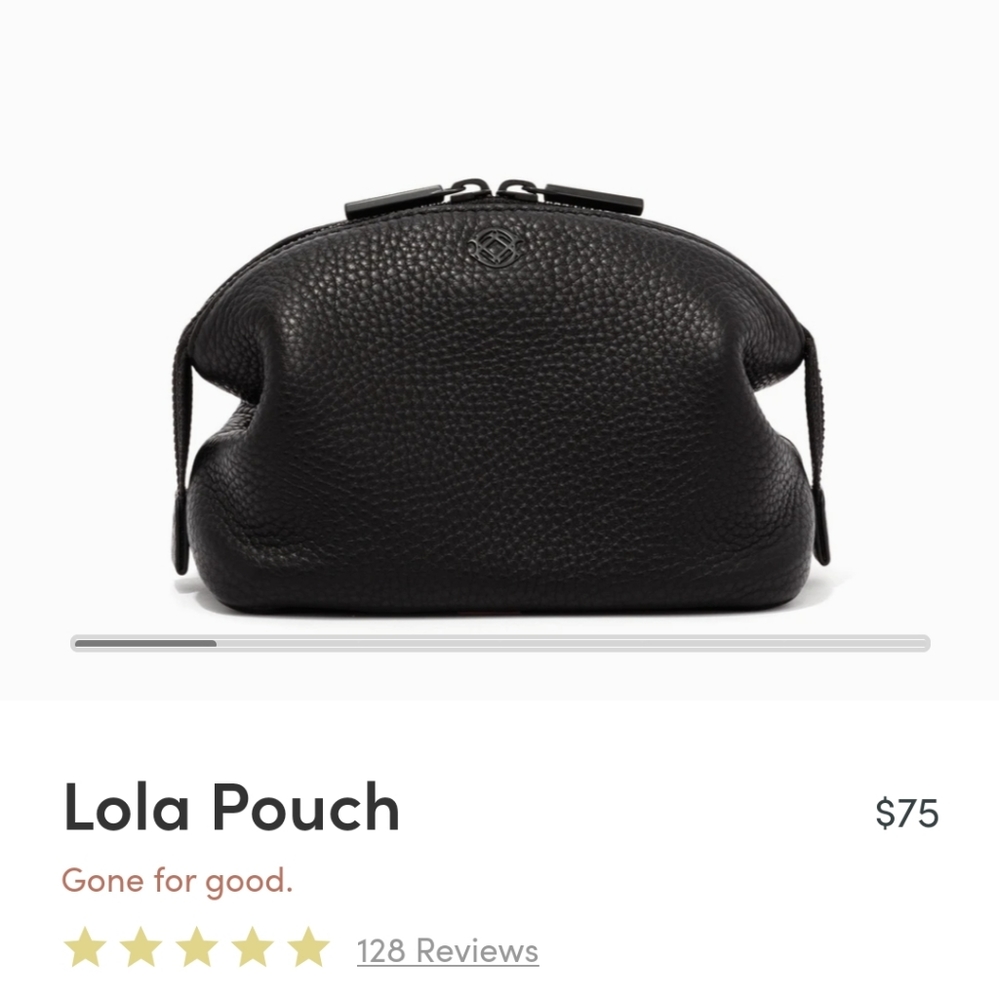 Dagne Dover Pouch in Onyx